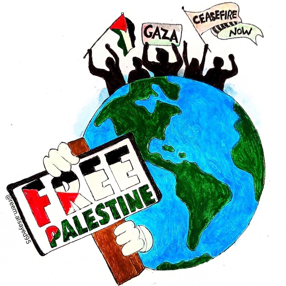 The Palestinian tweet media