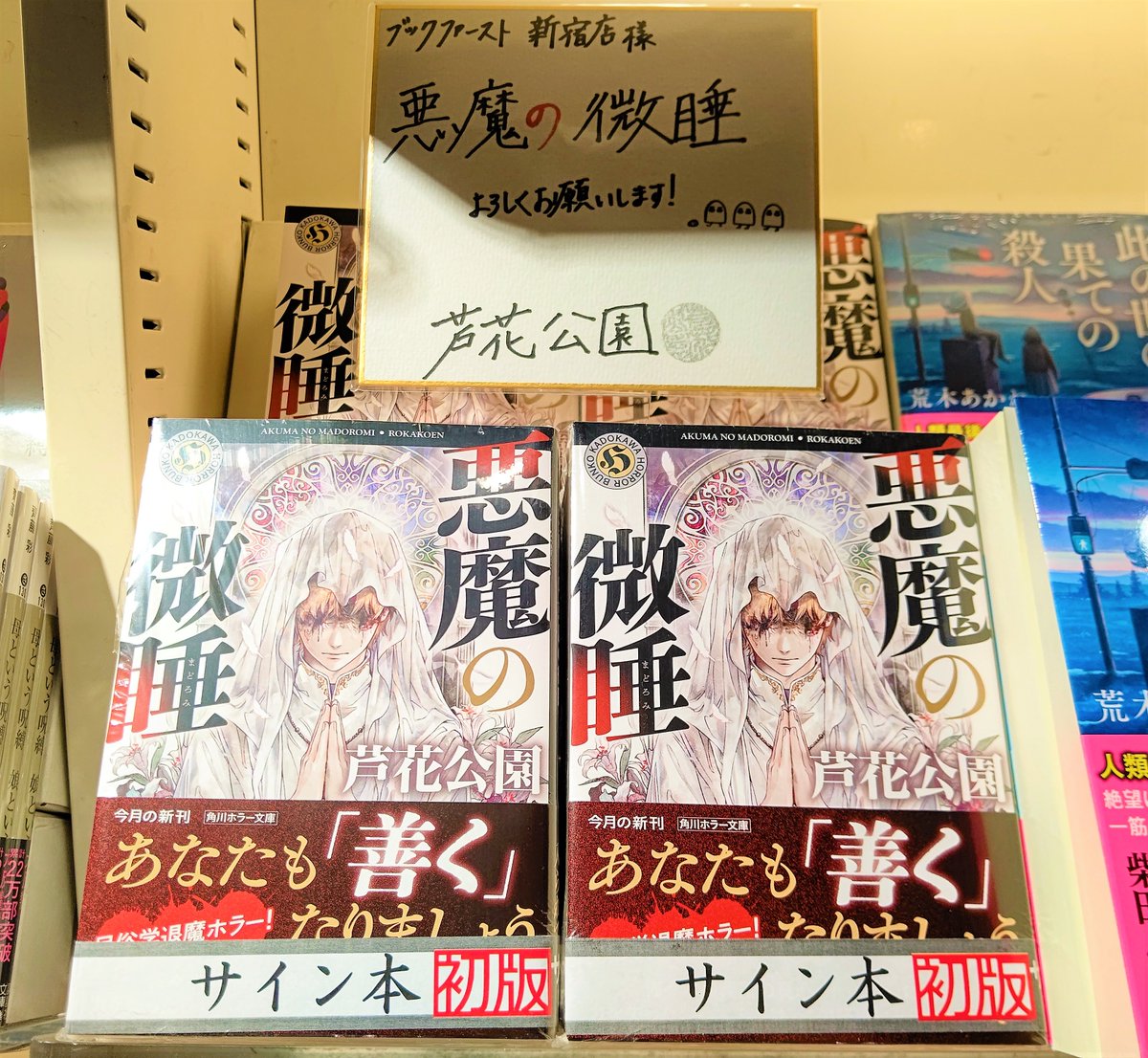 ロクアカのサイン本 Amazon.co.jp: ロクでなし魔術講師と禁忌経典(アカシックレコード)直筆