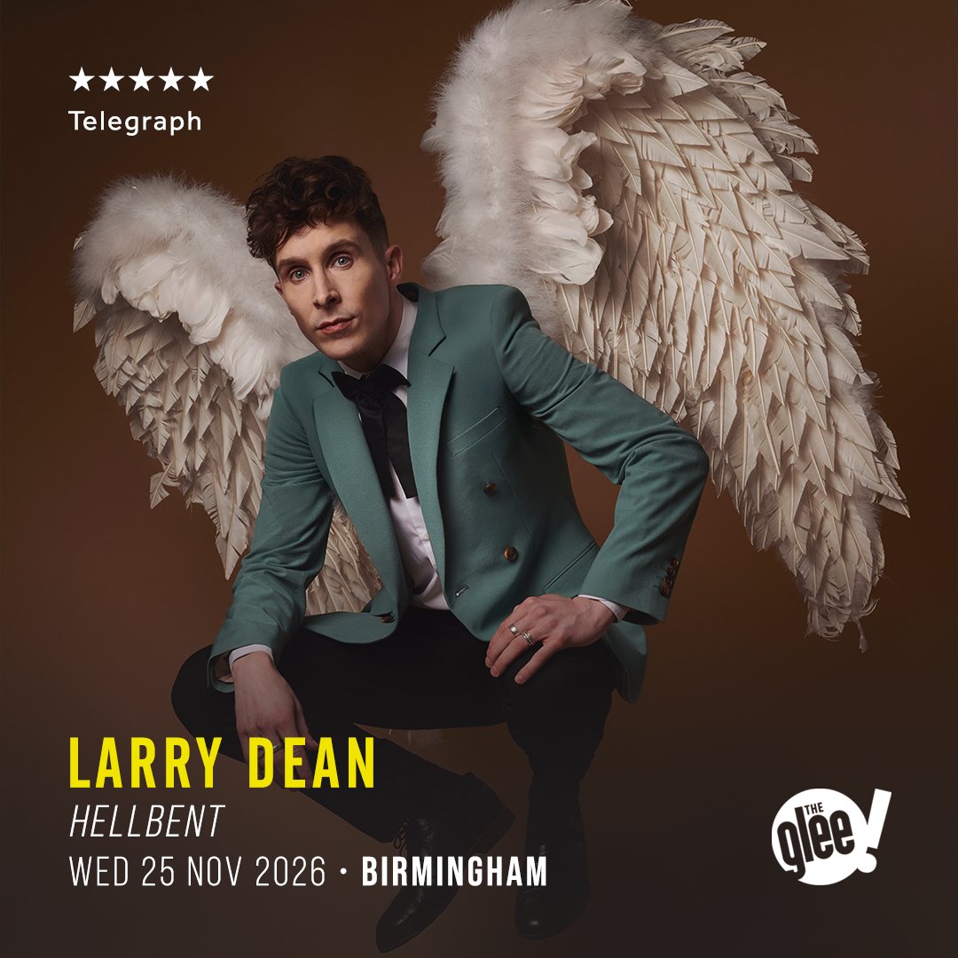 GleeClubBham's tweet image. 🔥 JUST ANNOUNCED: The Gallus Glaswegian Goon @LarryDeanComedy returns to The Glee Club Birmingham on Wed 25th Nov with a riotous show about refusing to grow up

Recently married, emotionally feral. As seen on SNL, Live at the Apollo, and QI

BOOK NOW 👉 bit.ly/LarryDeanBham