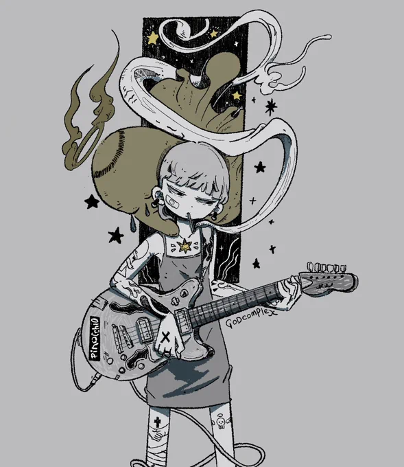 音が聞こえてくるような絵を目指しております #ミュージックの日