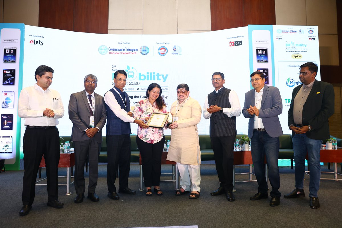 egovonline's tweet image. We congratulate Uber for winning the Consumer Choice Award for Best Mobility Platform at the 2nd National Mobility Summit 2026.

For more insights from this summit, follow #EletsMobility

#NationalMobilitySummit #FutureOfMobility #MobilityInnovation #Telangana #Hyderabad