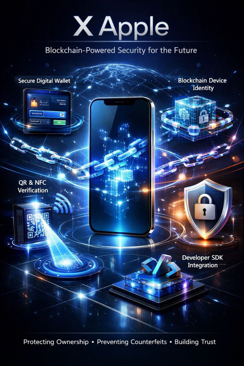 Kadertk40's tweet photo. X Apple's blockchain infrastructure is specifically engineered to handle the scale and security demands of the Apple environment.
https://t.co/YNtJJCZOAP
#XApple #BlockchainIdentity #AppleSecurity #Web3Trust #DigitalOwnership https://t.co/bW6SioEmfp