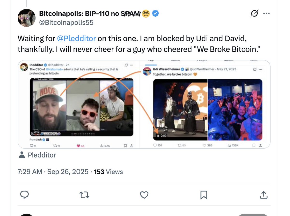 Bitcoinapolis: BIP-110 no S̷P̷A̷M̷ 🤓 tweet media