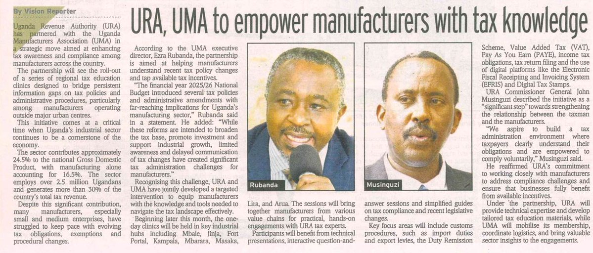 Uganda Revenue Authority tweet media