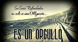Los socios refundadores transformamos una utopia en sueño, otros cambiaron ese sueño por traición.
En nuestras manos está hacer realidad lo que la historia y el futuro nos demanda.
Av La Plata nos espera y San Lorenzo la necesita mas que nunca.
No podemos abandonarla.