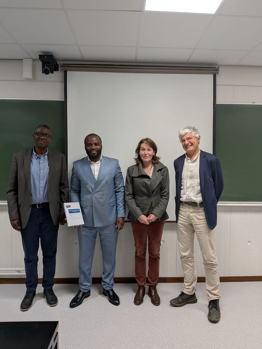 ucbukavu's tweet image. "Dépistage de la malnutrition aiguë sévère dans un contexte de malnutrition endémique: contribution de la cohorte Lwiro à l’Est de la République Démocratique du Congo (Sud-Kivu)".
Thèse doctorale défendue par Mr @GaylordAmani le 16.03.26 à l’@ULBruxelles.
#ucbukavu #medicine #PhD