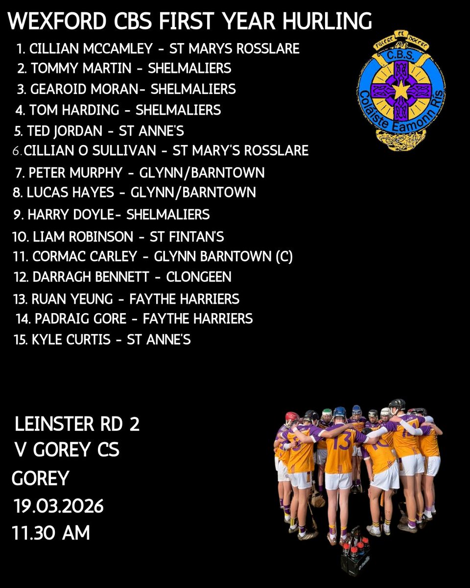 Wexford CBS GAA tweet media