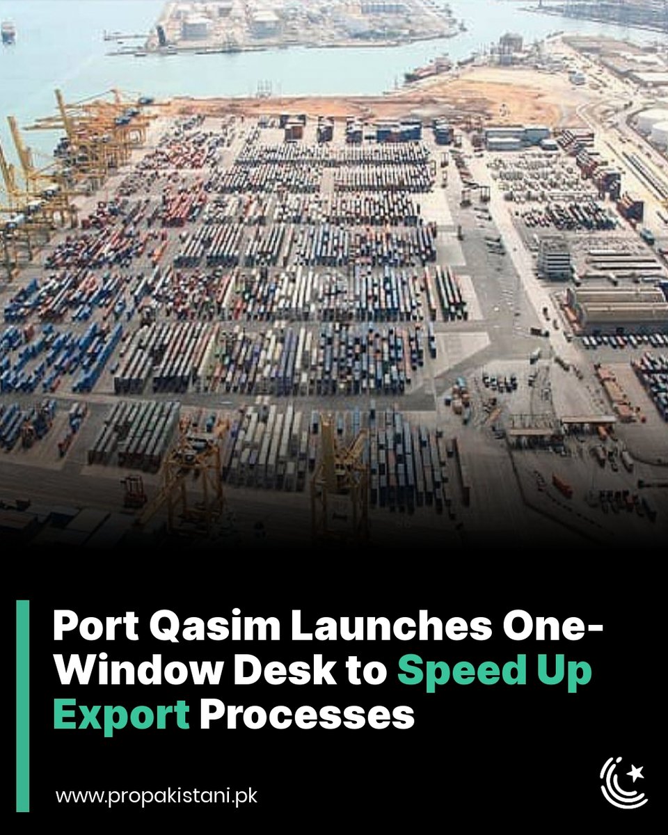 Port Qasim Authority's one-window desk enhances export coordination