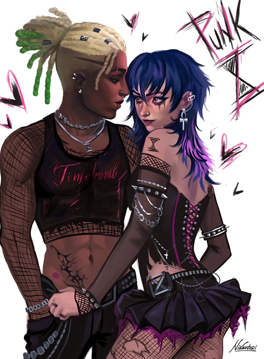 Universal4karts's tweet photo. Punk Vi and Ekko   #timebomb https://t.co/nk7bTbREhw
