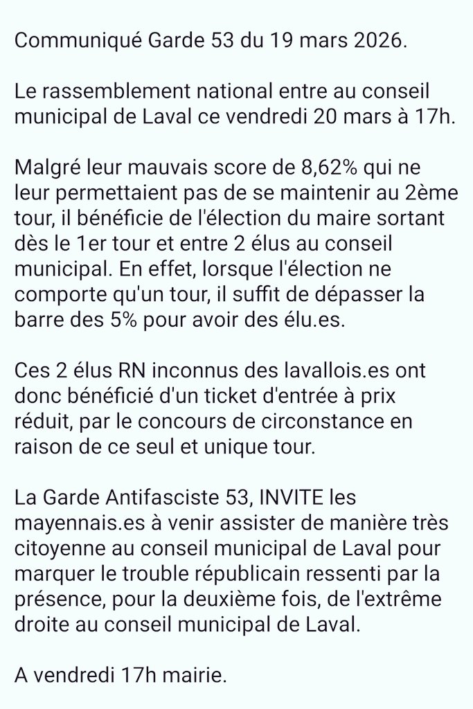 La Garde Antifasciste 53 tweet media