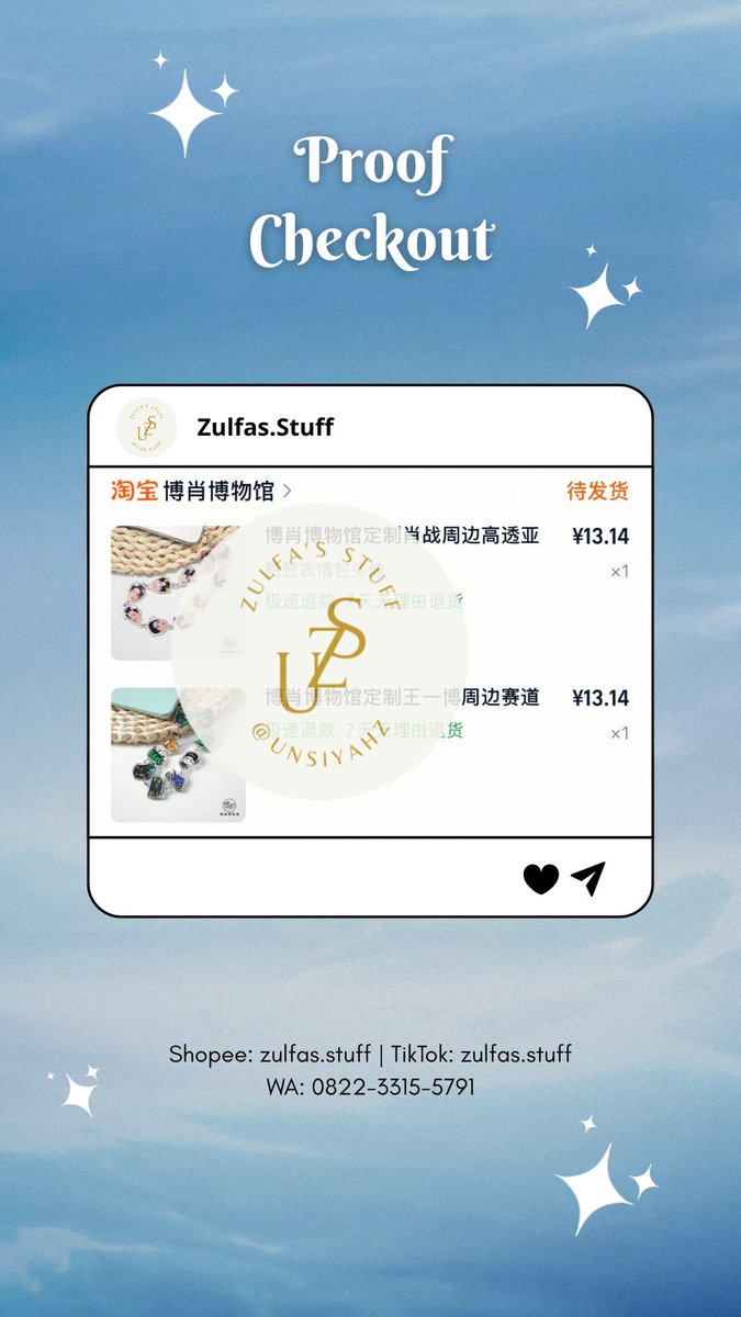 LoveMyself_24's tweet photo. 🍒 Jastip China/Korea bisa request by DM/WA 
#ZS_ProofCheckout

📬 Join GO? Klik link ini~
https://t.co/2qXDMDpO7F

#jastipchina #jastipkorea #jastipmurah #jastiper #cdrama #kdrama #dracin #drakor #jastipchinaindo #jastipkoreaindo https://t.co/sf290DFr21