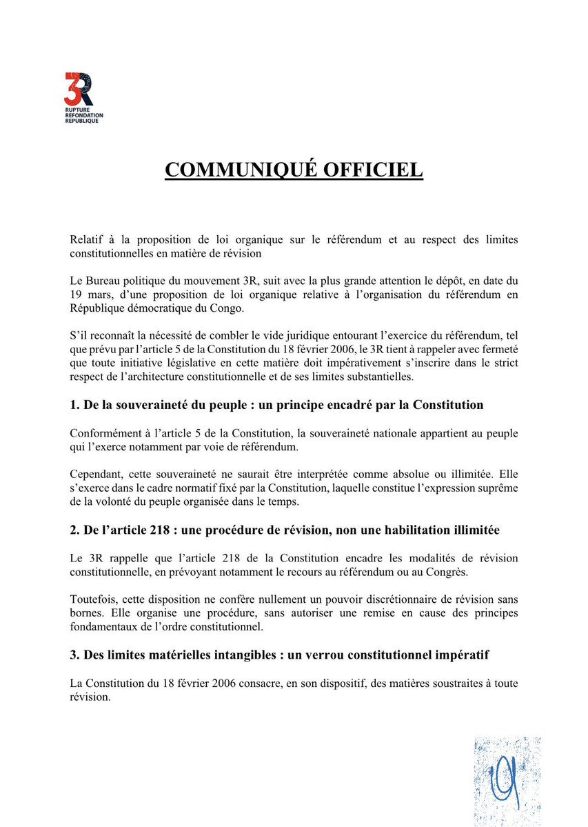 3R MémoireRDC "GBBNS" tweet media