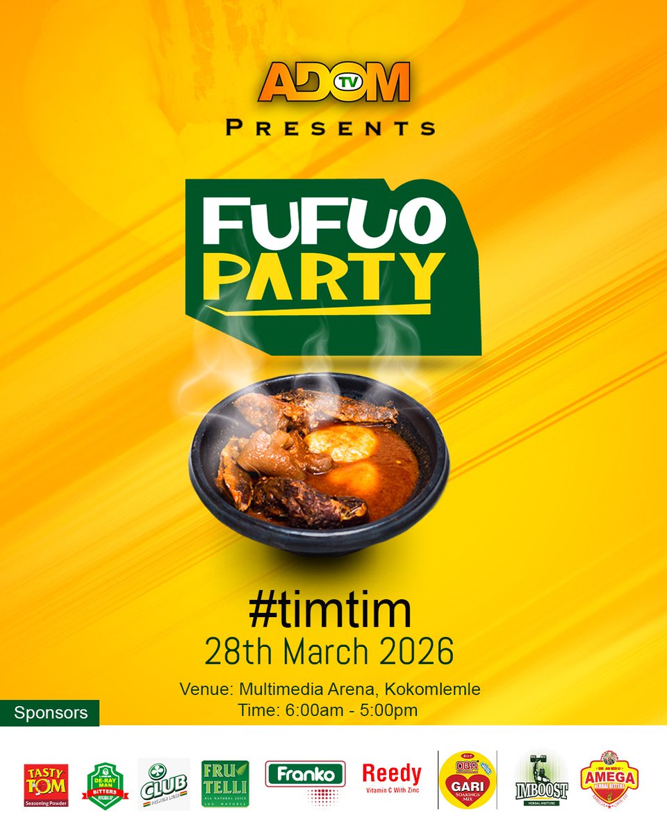 Asempa947_FM's tweet image. Get your ayowa ready.
March 28 — we gather. 
For the food.
For the Fun.
For the culture!
.
.
#AdomFufuoParty #GhanaMonth #AsempaFM