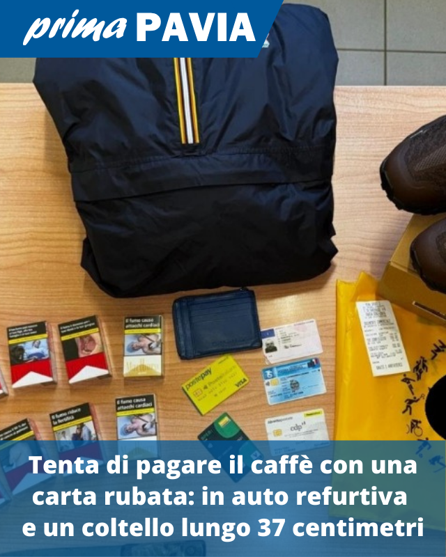 LEGGI QUI: primapavia.it/cronaca/tenta-…
#Furto #CartaRubata #Coltello #Belgioioso #Cronaca #Denuncia #Notizie #News