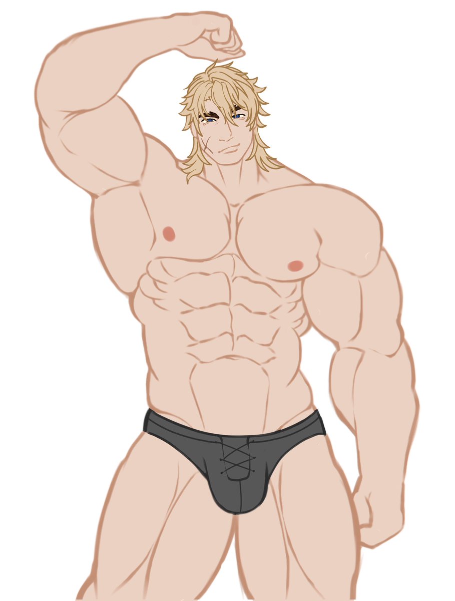 OliBlueIsnotHim's tweet photo. When you lose to Jean so now you have to punish her superior.

#varka #genshin #wip https://t.co/uYiZvGq3Uv