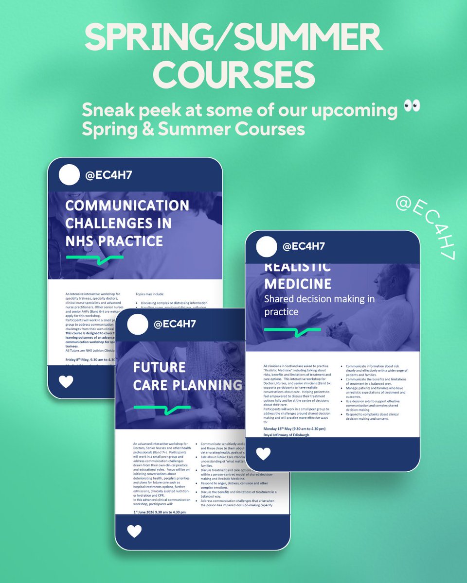 EC4H - Effective Communication for Healthcare tweet media