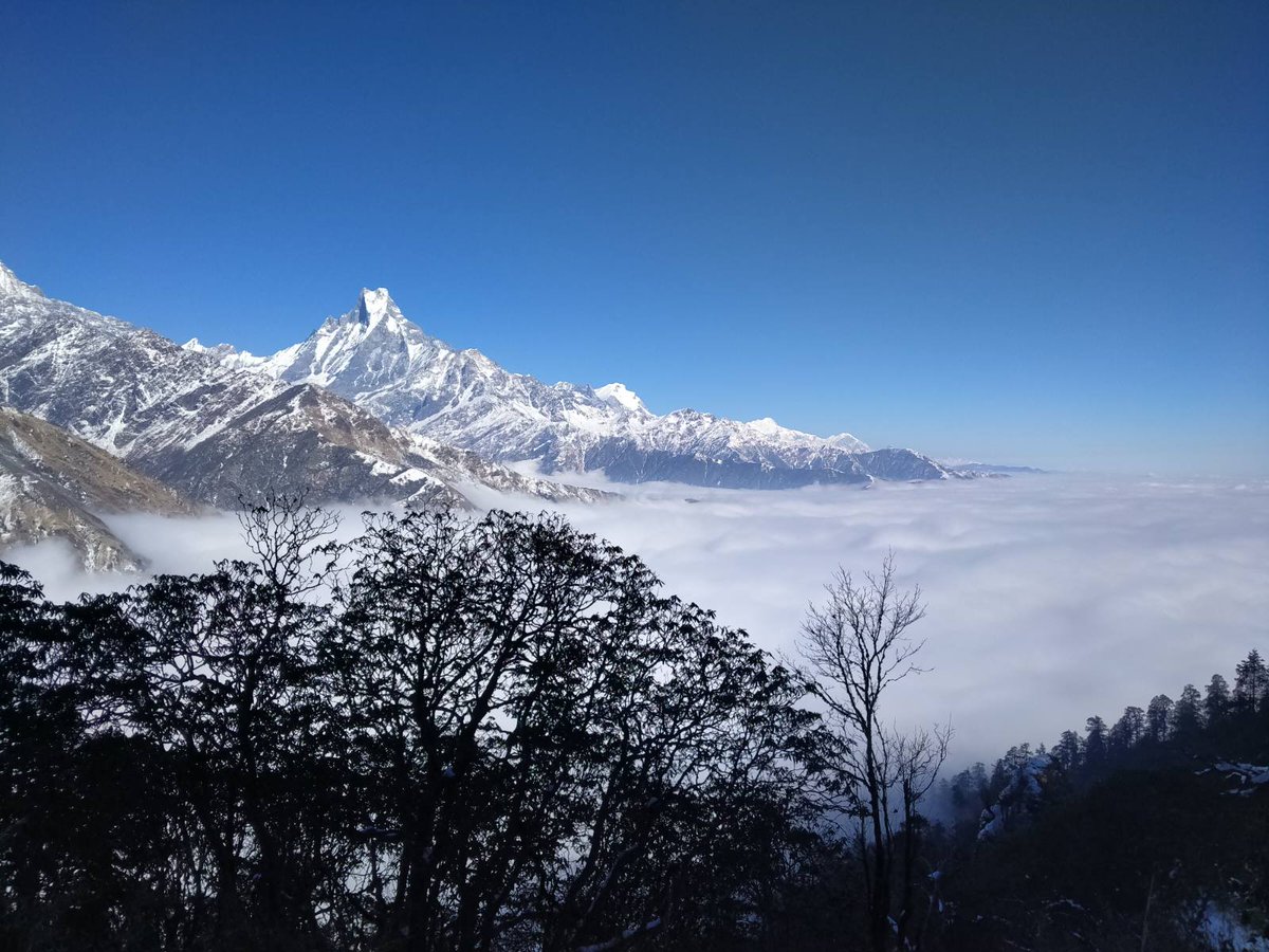 DelightsTrek's tweet photo. “The Khopra Trek is a less crowded route in the Annapurna region, offering wide views of Dhaulagiri, Annapurna South, and surrounding Himalayan peaks. The trail passes through forests, traditional villages, and high ridges, leading to the peaceful viewpoint of Khopra Danda." https://t.co/kZtAqmRq9o