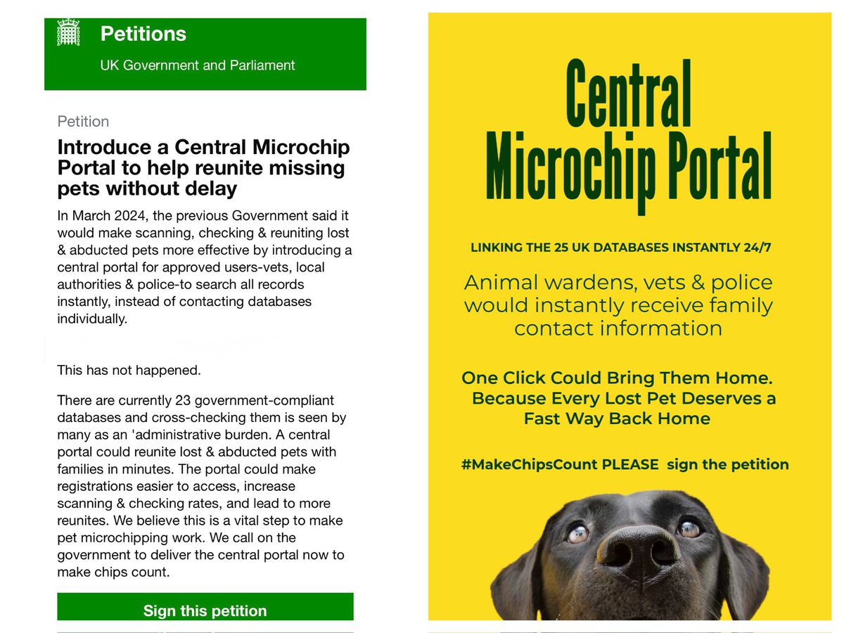 MakeChipsCount to Reunite Pets tweet media