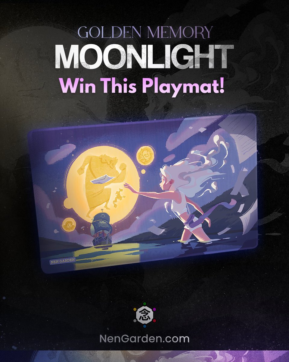 We’re giving away our Golden Memory Moonlight playmat to one winner!

How to enter:
• Follow @nengarden
• Share this post
• Tell me your favorite current deck in the meta right now!

Winner announced Wednesday March 25th
Good luck🤞
