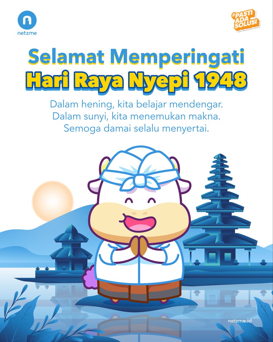 Selamat Hari Raya Nyepi 1948 🙏
Di tengah hening, semoga kedamaian dan kebaikan selalu menyertai langkah kita.