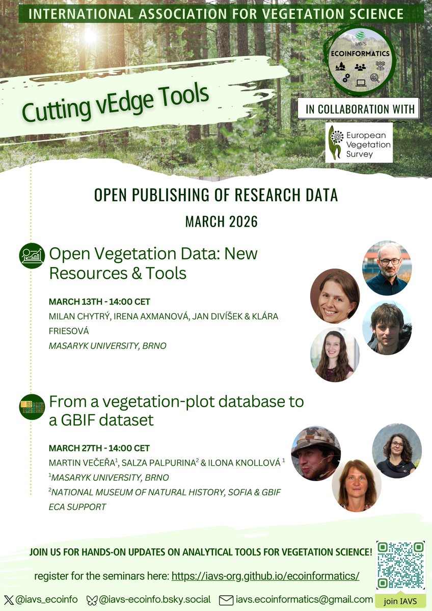 Ecoinformatics IAVS tweet media