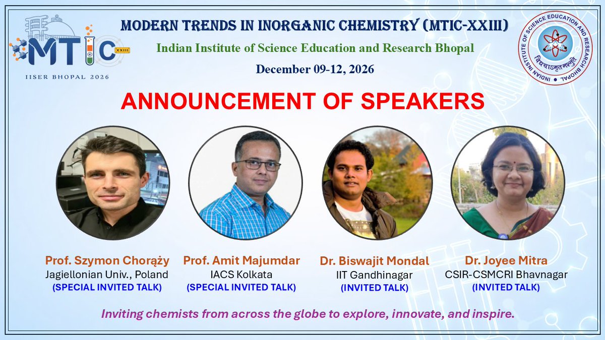 mtic_xxiii's tweet photo. 🔥Introducing our second list of speakers for the upcoming #MTIC XXIII 🔥

Join us for this exciting conference.....

Call for abstracts opening soon!
Next Speaker's list coming soon!

For further Information, visit our website: https://t.co/KcKGtEnmLy
RT appreciated! https://t.co/VJz8b1IfEi