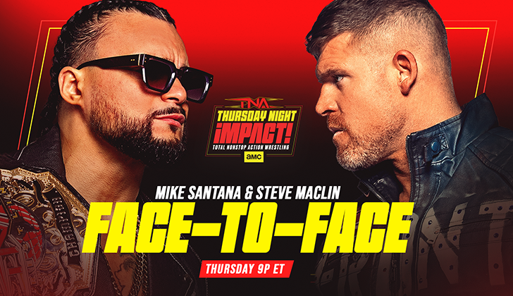 411mania's tweet photo. Lineup For Tonight's TNA Impact: Steve Maclin &amp; Mike Santana, More -  https://t.co/g7Gjh53WAQ https://t.co/PPXKMkcdNn