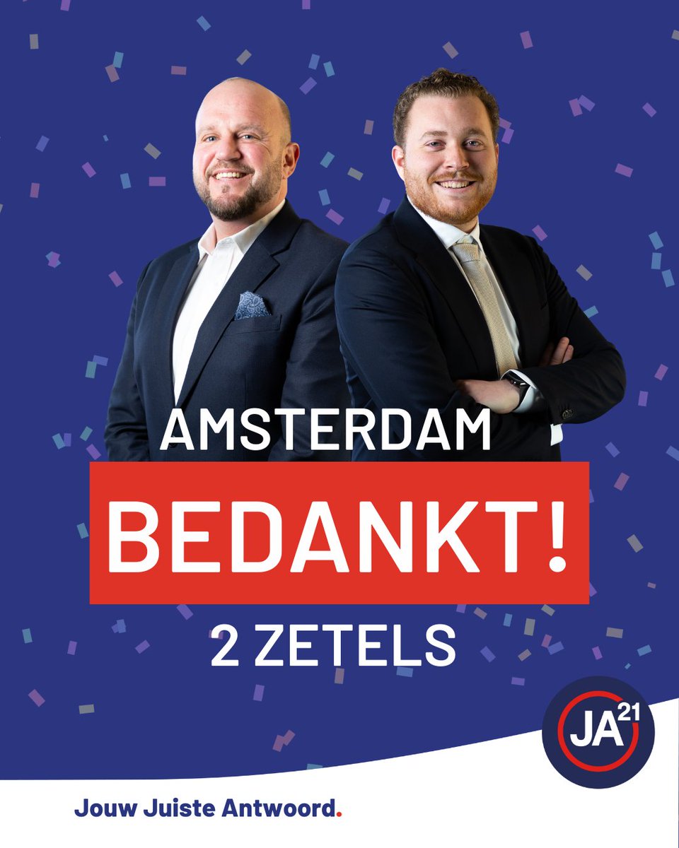 JA21 Amsterdam tweet media