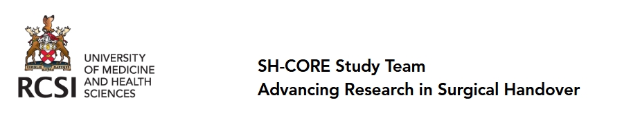 Surgical Handover Core Outcome Measures tweet media