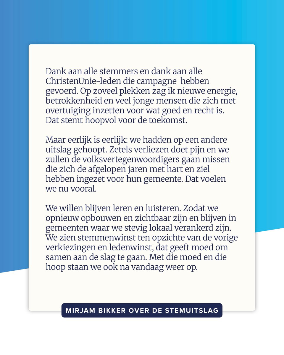 ChristenUnie tweet media