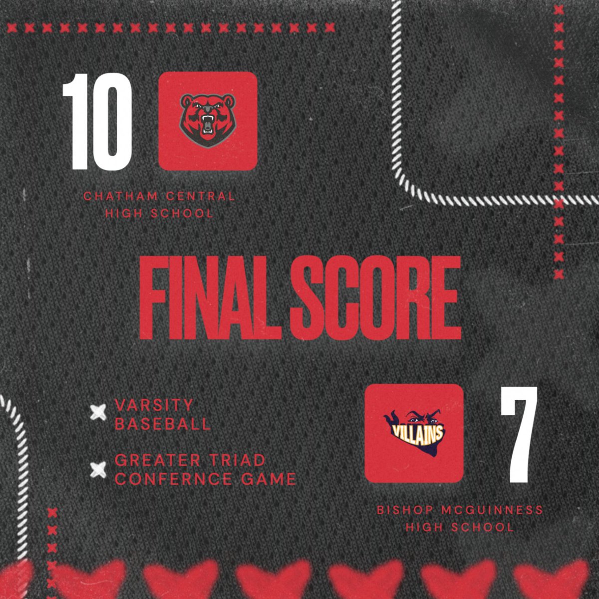 Chatham Central Athletics tweet media