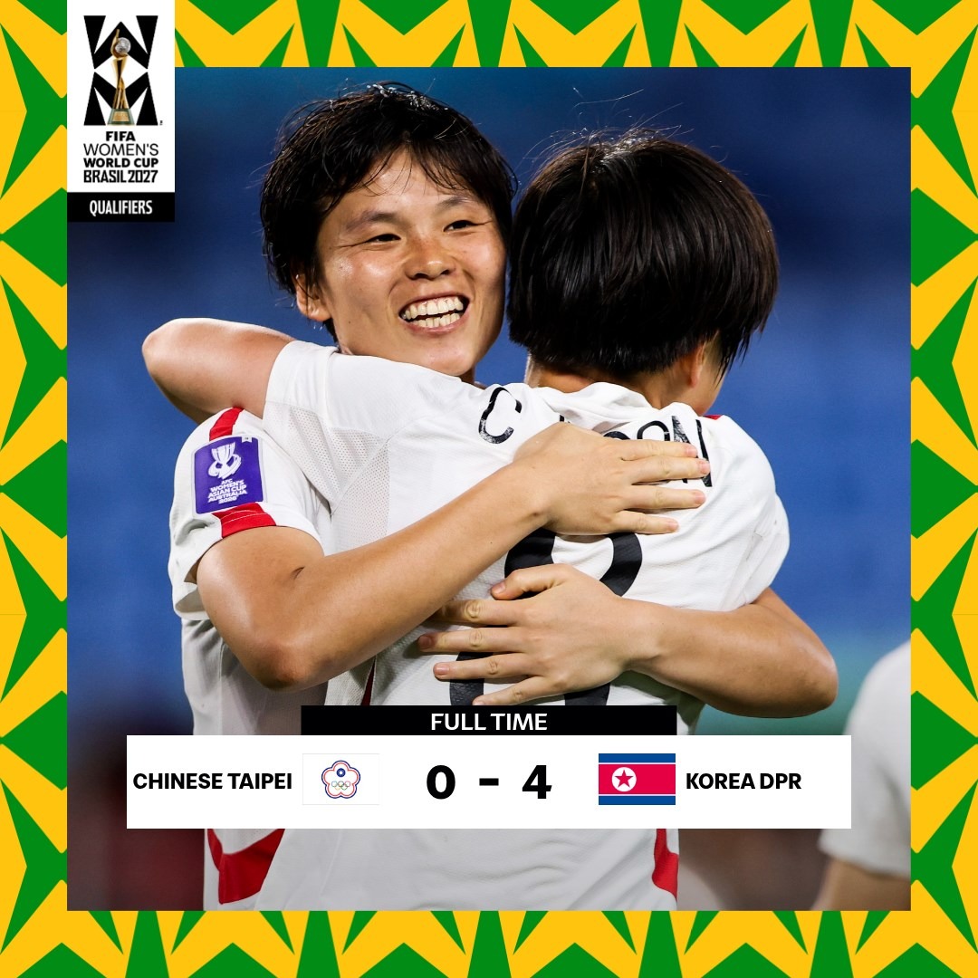 FIFAWWC's tweet photo. The Philippines and Korea DPR secure their places at the #FIFAWWC 2027! 👏
