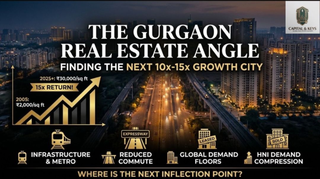 bhawyachawla23's tweet image. The Real Estate Angle

Gurgaon real estate prices in 2005 ₹2,000/sq ft
Gurgaon real estate prices today ₹15,000–₹30,000/sq ft  
Read More👇👇
linkedin.com/posts/bhawya-c…

#angle #RealEstateIndia