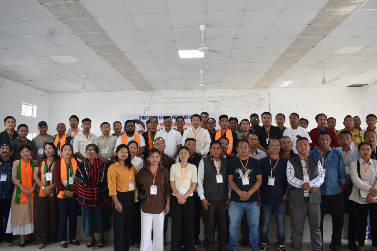 Proud to participate in the Pandit Deen Dayal Upadhyaya Prashikshan Mahabhiyan 2026 at Chümoukedima under the able guidance of Shri <a href="/jacob_zhimomi/">Jacob Zhimomi</a>. Strengthening ideological resolve &amp; grassroots commitment towards #ViksitBharat <a href="/NitinNabin/">Nitin Nabin</a> <a href="/blsanthosh/">B L Santhosh</a> <a href="/anilkantony/">Anil K Antony</a> <a href="/abhaygiribjp/">Abhay Giri</a>