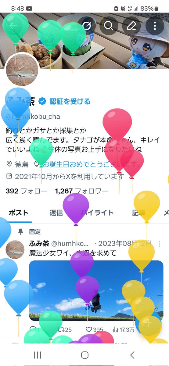 ふみ茶 tweet media