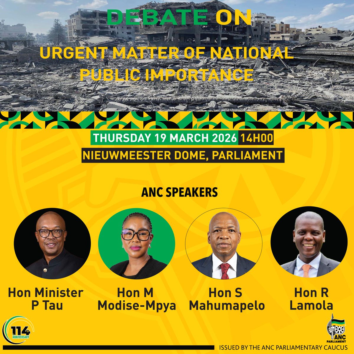 ANC Parliament tweet media