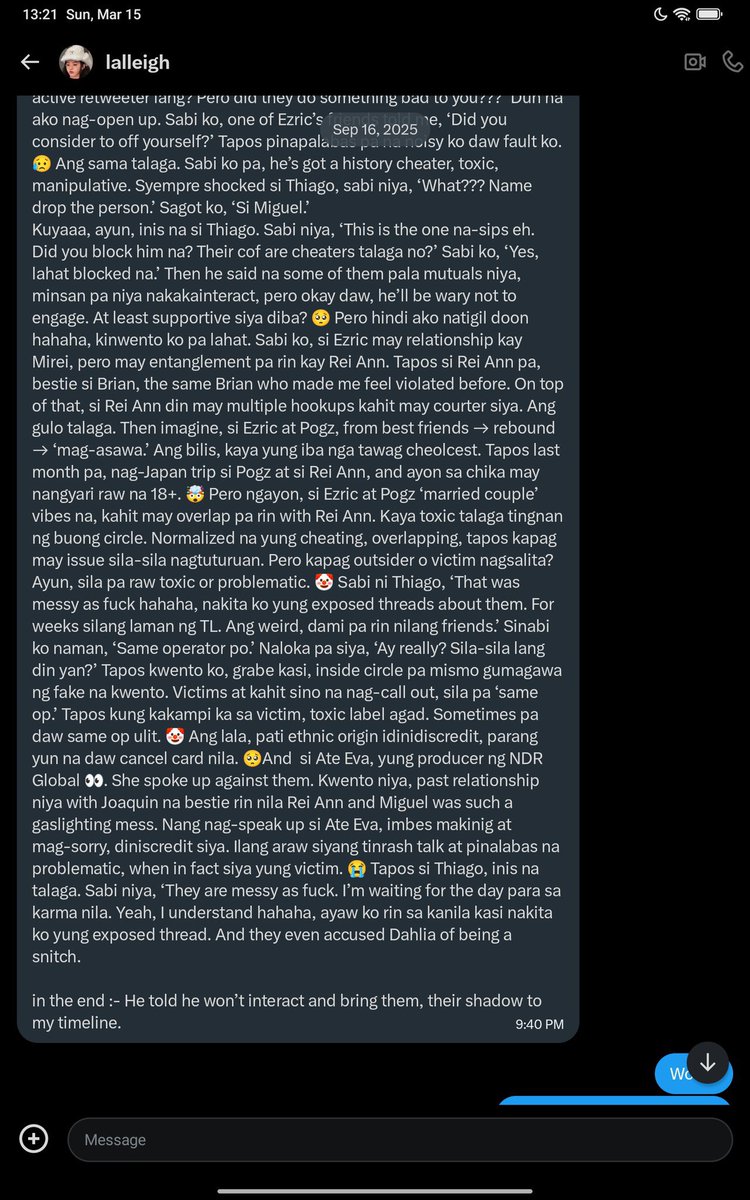 chilvantry's tweet photo. We also messaged Miguel and his writer regarding this. https://t.co/VM1sS9pObO