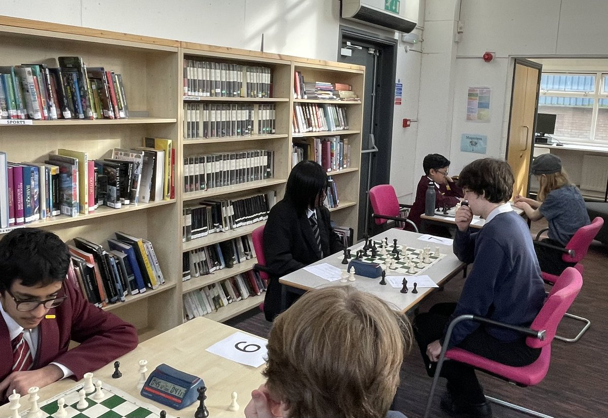 Library at St Cuthbert's High School tweet media