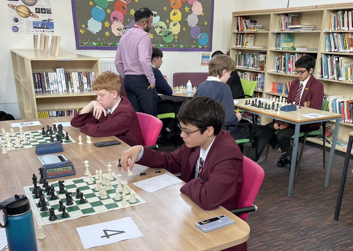 Library at St Cuthbert's High School tweet media