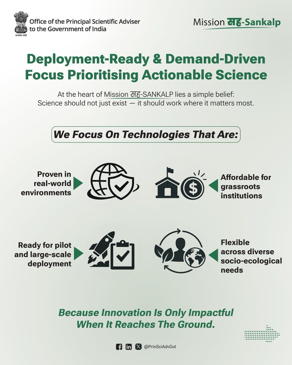 Office of Principal Scientific Adviser to the GoI tweet media