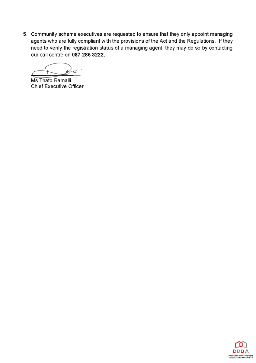 Community scheme Ombud Service tweet media