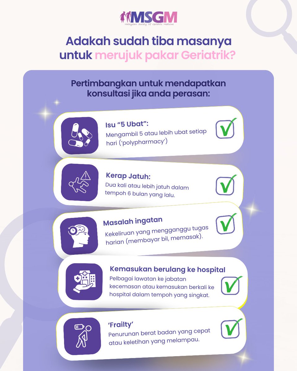 msgm_geriatric's tweet image. Adakah pakar geriatrik hanya doktor biasa untuk warga emas? 🤔

👉 Baca sekarang

#MSGM #GeriatricMedicine #GeriatricCare #GeriatricHealthcare