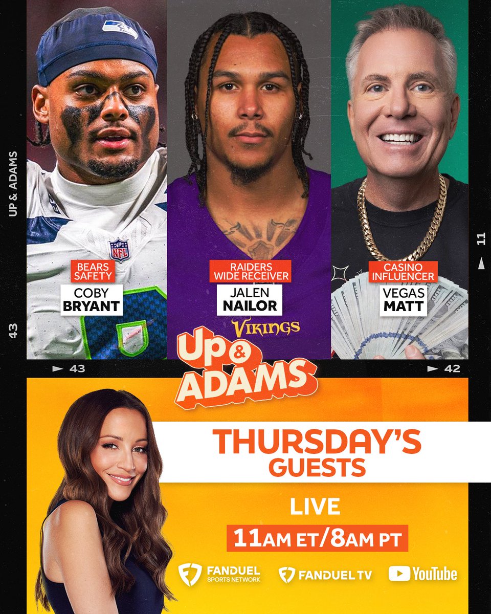 Up & Adams tweet media