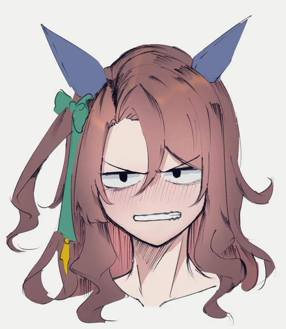 「ぐぬぬぬ…!」なキングヘイロー
