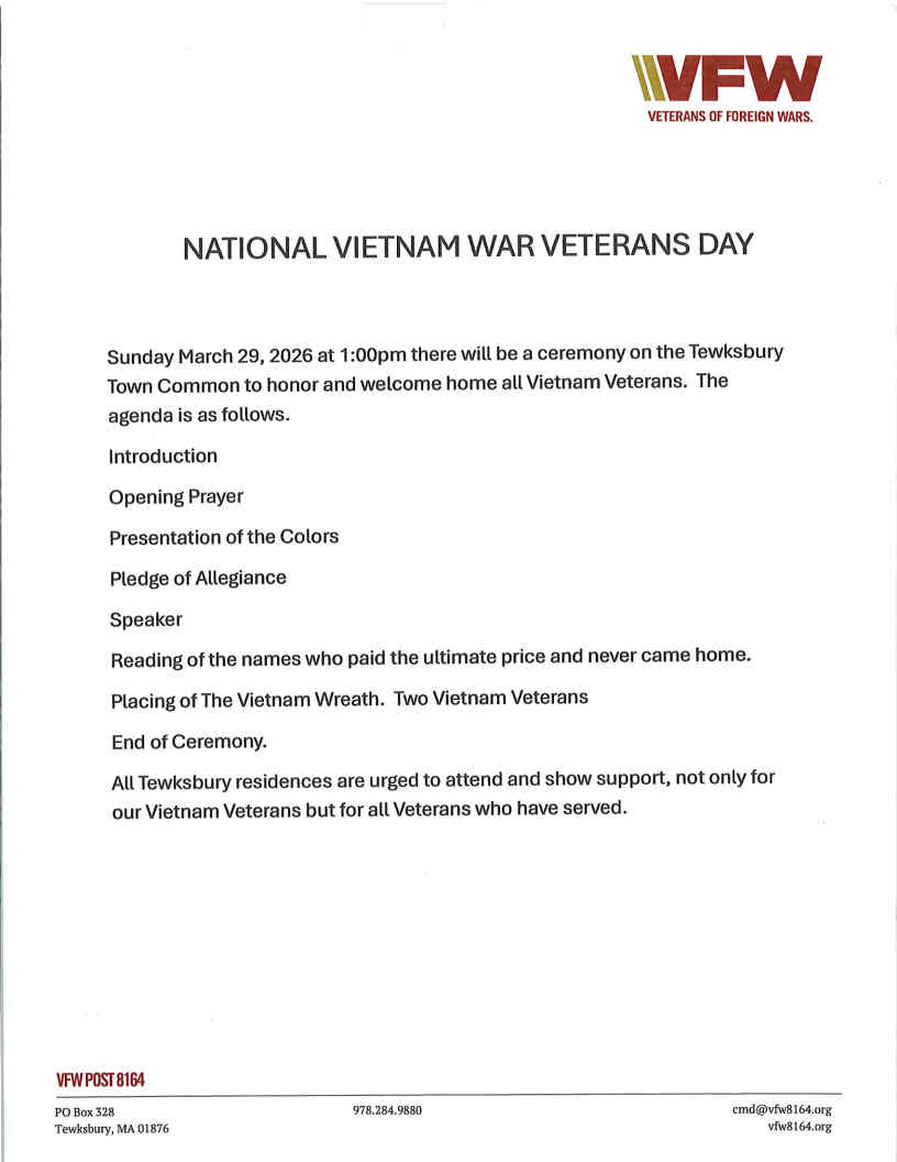 Town of Tewksbury tweet media