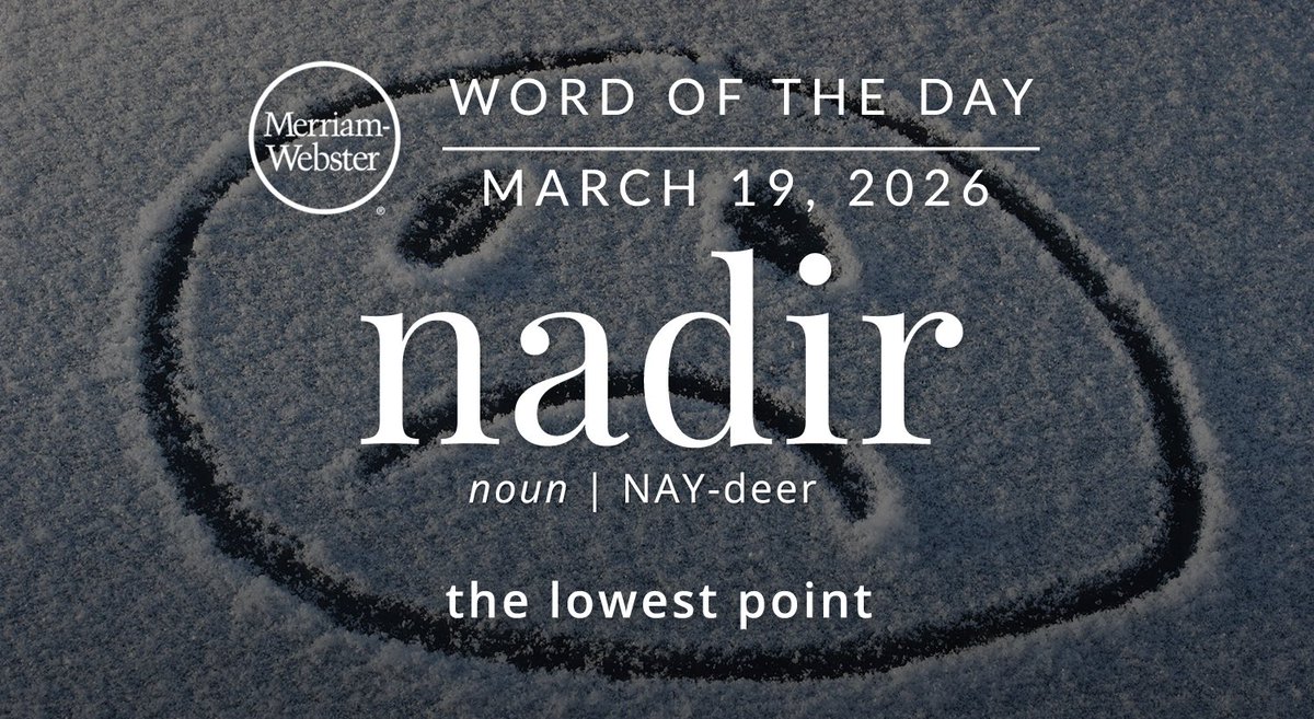 Merriam-Webster tweet media