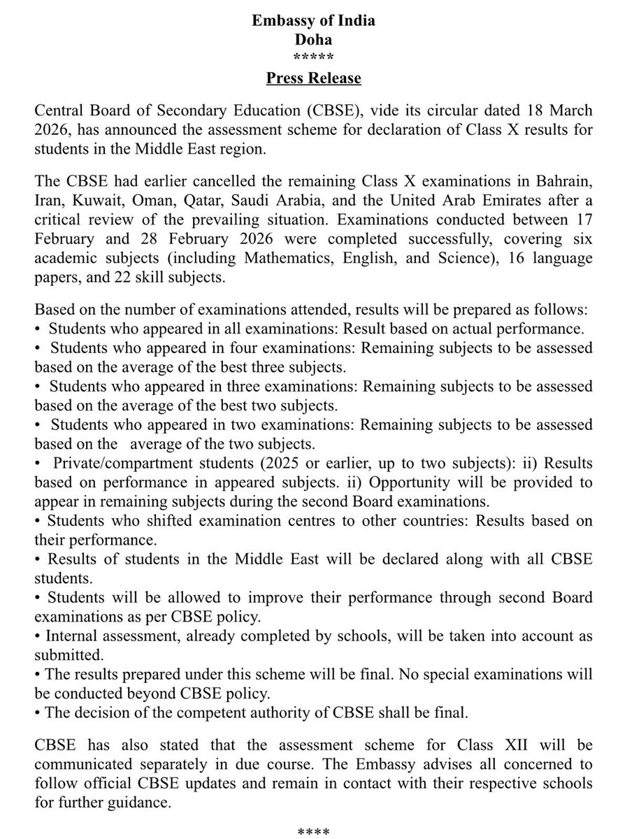 India in Qatar tweet media