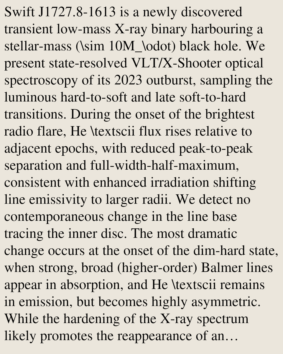 High Energy Astrophysical Phenomena arXiv tweet media