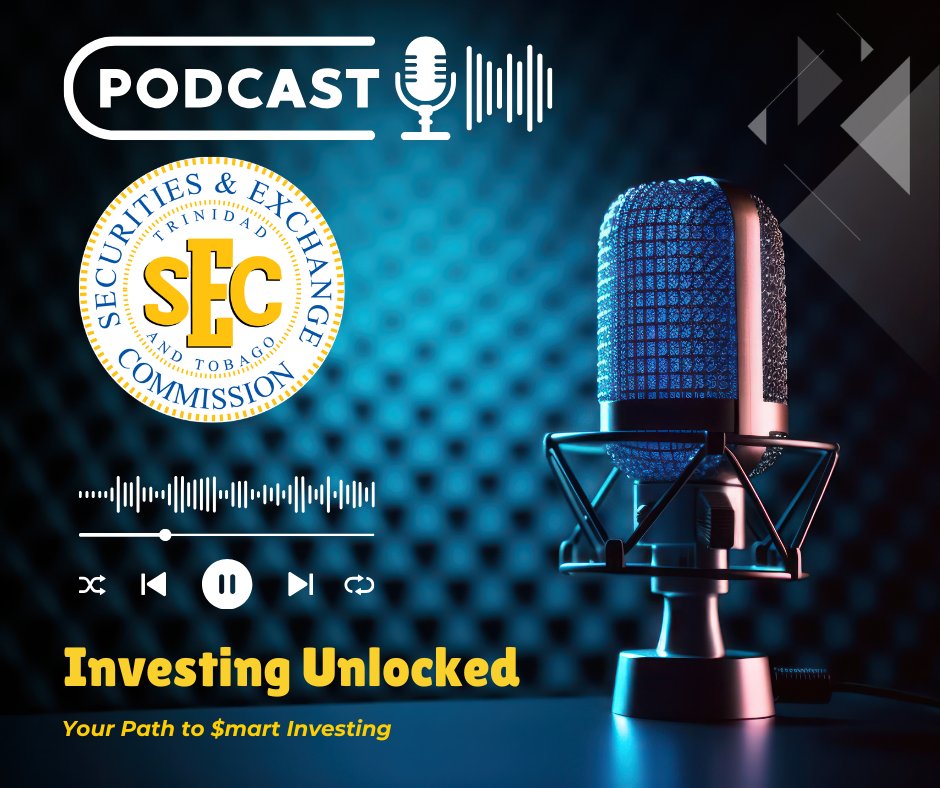 𝗘𝘅𝗰𝗶𝘁𝗶𝗻𝗴 𝗻𝗲𝘄𝘀: The TTSEC will be launching a Podcast Series! 
"𝐈𝐧𝐯𝐞𝐬𝐭𝐢𝐧𝐠 𝐔𝐧𝐥𝐨𝐜𝐤𝐞𝐝"- 𝐘𝐨𝐮𝐫 𝐏𝐚𝐭𝐡 𝐭𝐨 𝐒𝐦𝐚𝐫𝐭 𝐈𝐧𝐯𝐞𝐬𝐭𝐢𝐧𝐠.
Coming Soon!

#TTSEC #Podcast #InvestingUnlocked #GlobalMoneyWeek2026 #SmartMoneyTalks