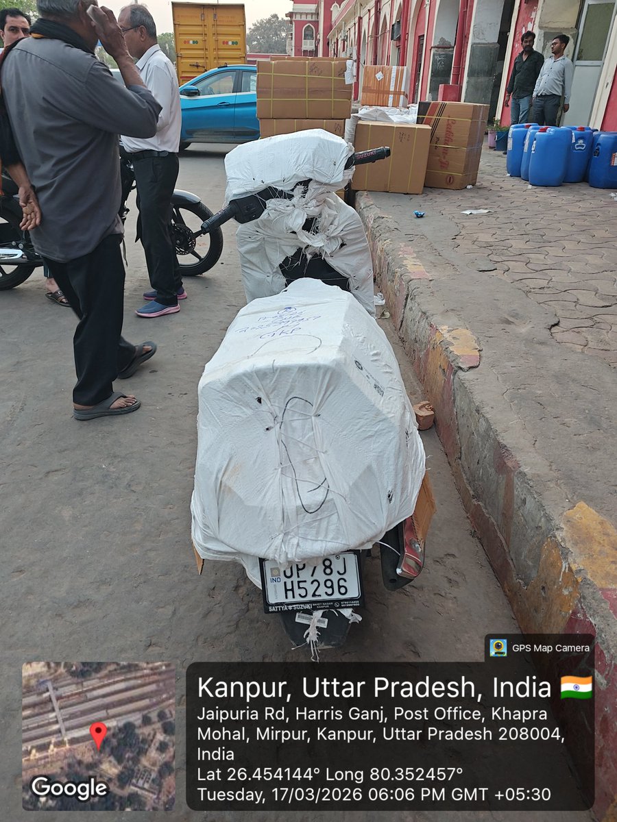 as11352016's tweet photo. Parcel delay from CNB to GKP (two-wheeler). No update despite complaints.

Ref: 2026031900783, 2026031906196

Please resolve urgently.

@RailwaySeva @RailMinIndia @drmljn
@IRCTCofficial 

#IndianRailways #RailMadad #ParcelDelay #CustomerComplaint https://t.co/bfQrnvcuh0